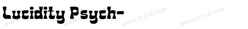 Lucidity Psych字体转换